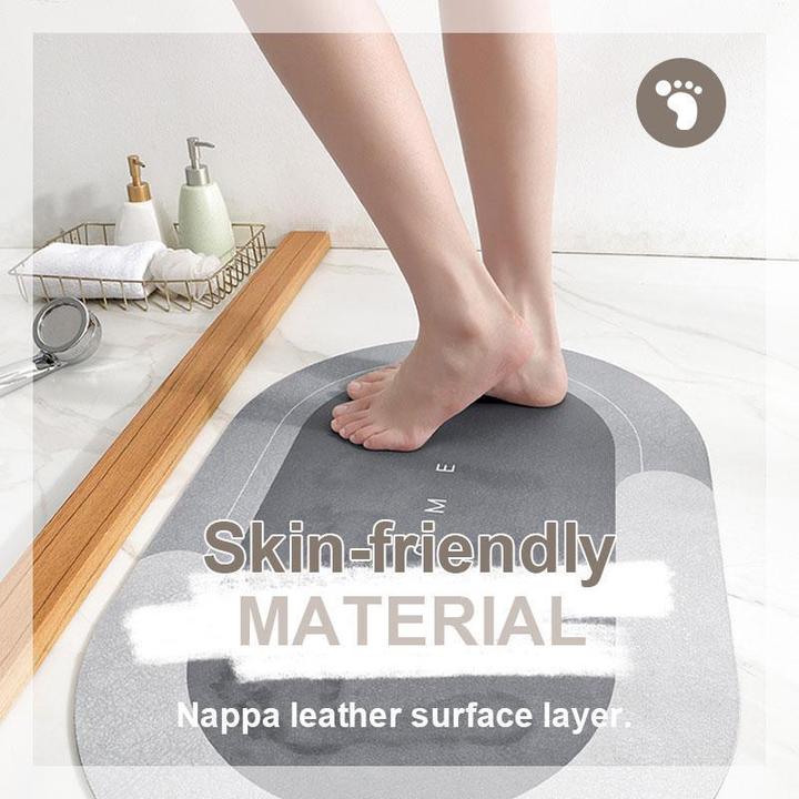 Superabsorbierende Fußmatte für Zuhause, Badezimmer Weiche schnelltrocknende Matte | Karnz