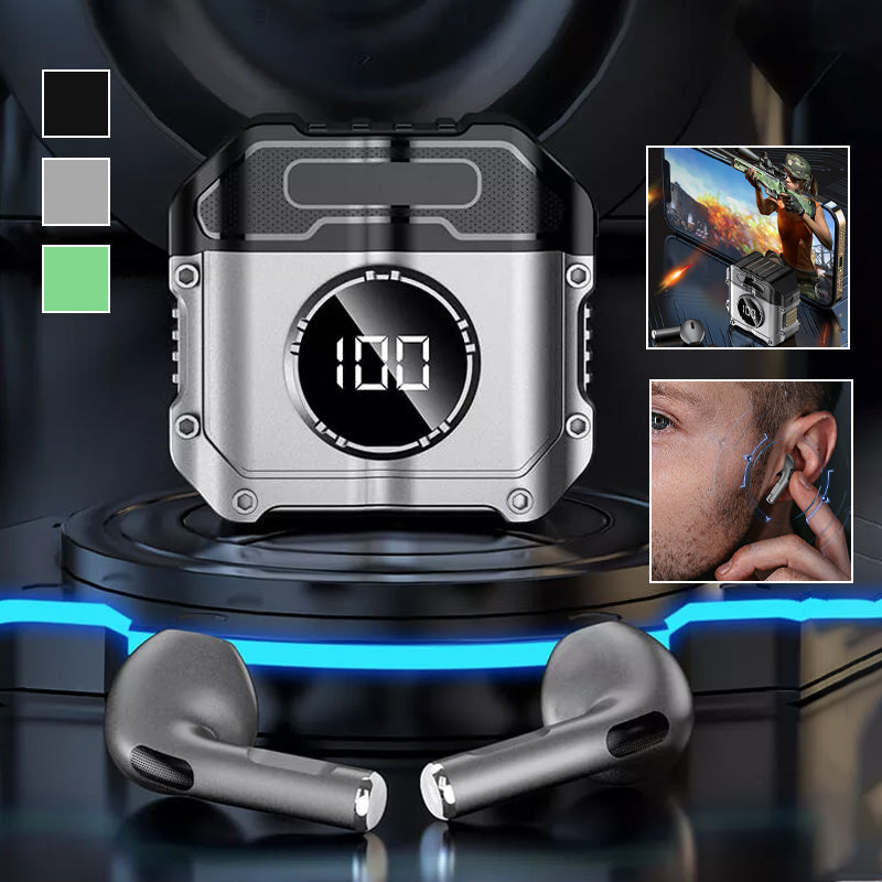 Bluetooth-Kopfhörer mit Geräuschunterdrückung und digitalem Display