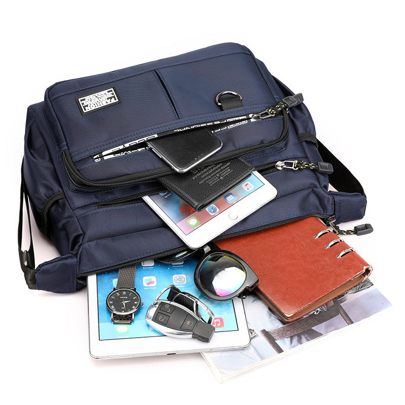 Herren Umhängetasche mit mehreren Taschen | Karnz