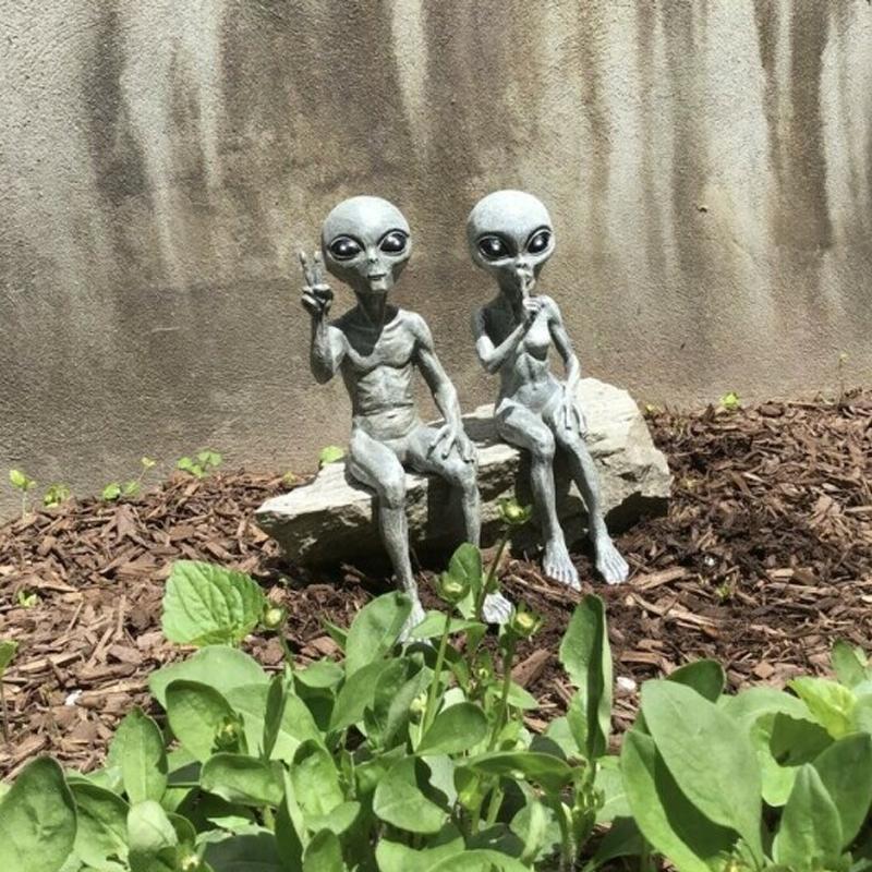 Alien Garten Statue | Karnz