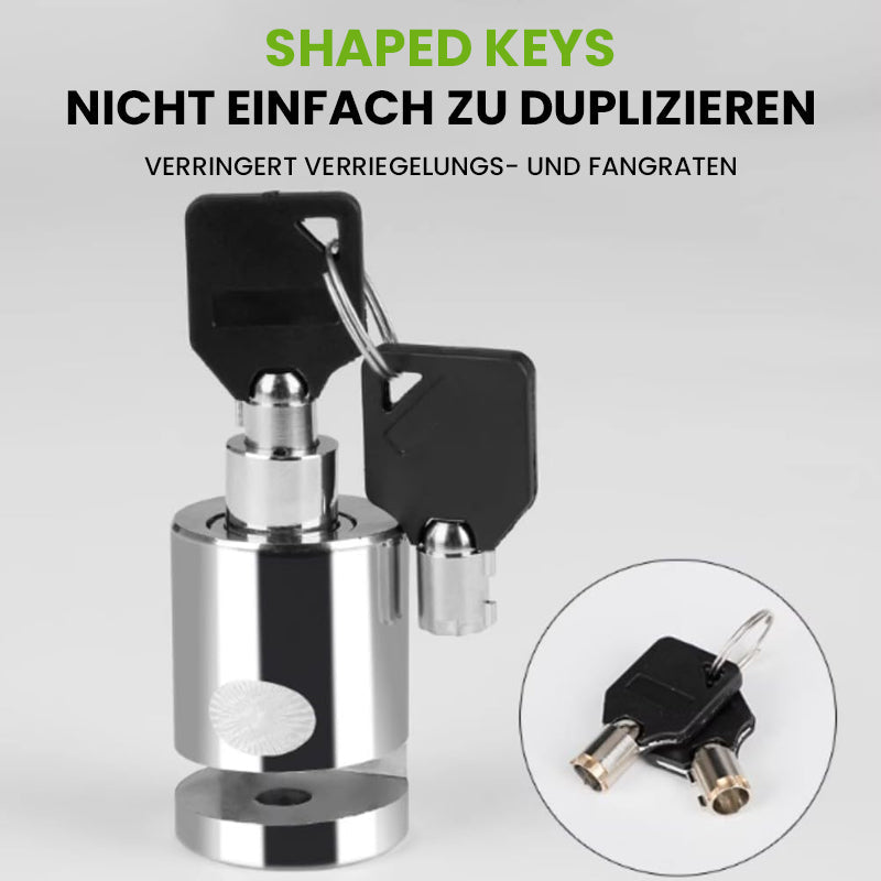 Anti-Diebstahl-Radscheibenschloss mit 2 Schlüsseln | Karnz