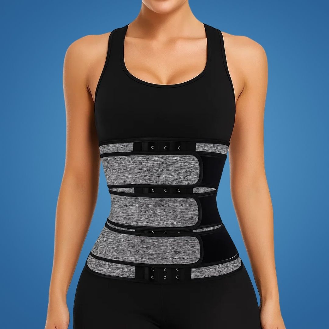 ThermoCore | Taillentrainer Gürtel – Dreifache Kompression – Atmungsaktives Neoprenmaterial – Nach dem Training & Nach der Geburt Verwendung Karnz