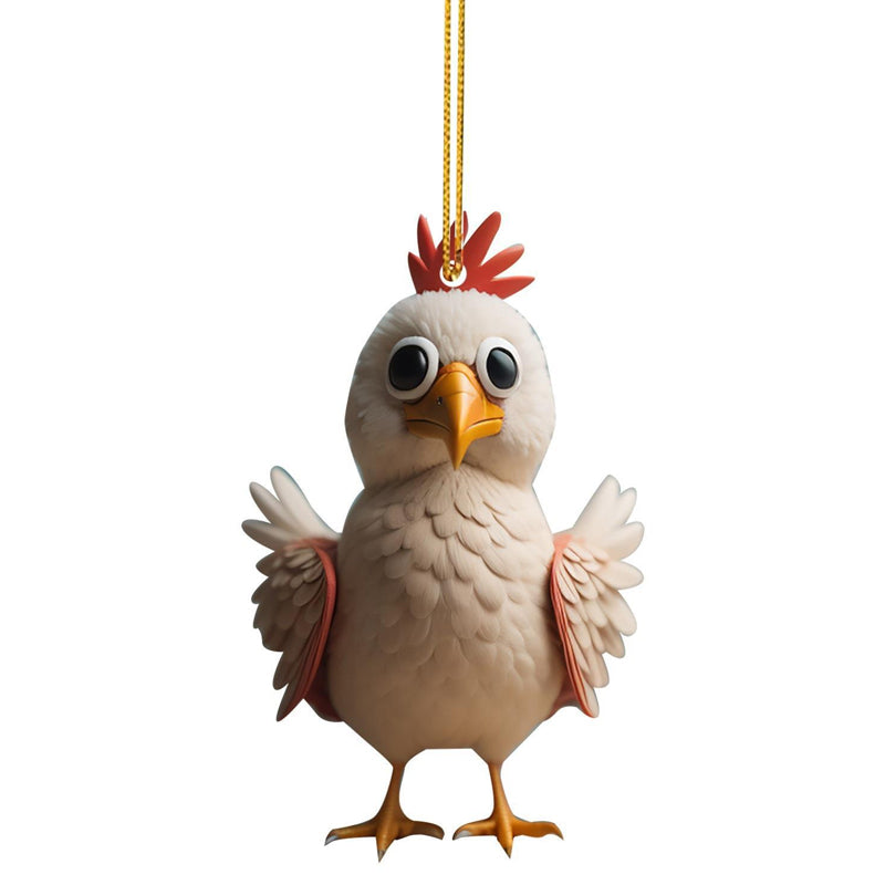 Cartoon-Hahn Dekorative Ornamente | Karnz