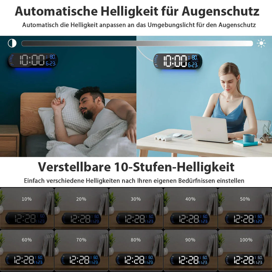 Saker Multifunktionsuhr mit LED-Anzeige | Karnz