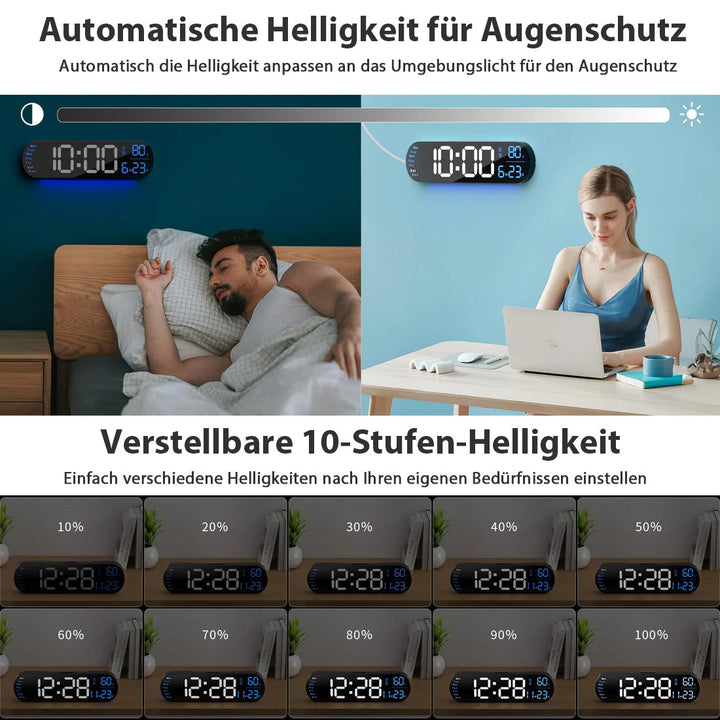 Saker Multifunktionsuhr mit LED-Anzeige | Karnz