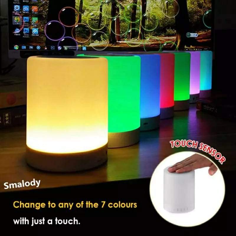 Buntes LED-Nachtlicht Bluetooth-Touchpad-Drahtloser Lautsprecher Karnz