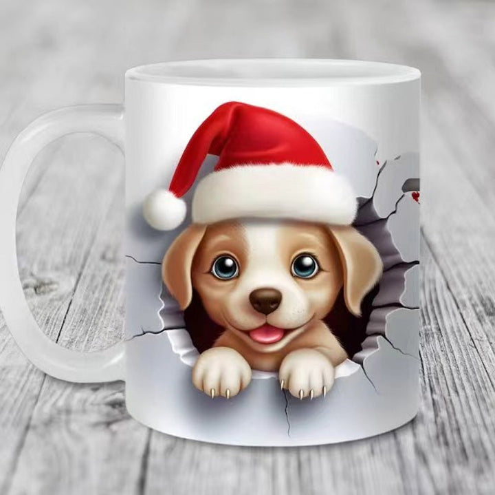 Weihnachts Tiermuster Tasse | Karnz