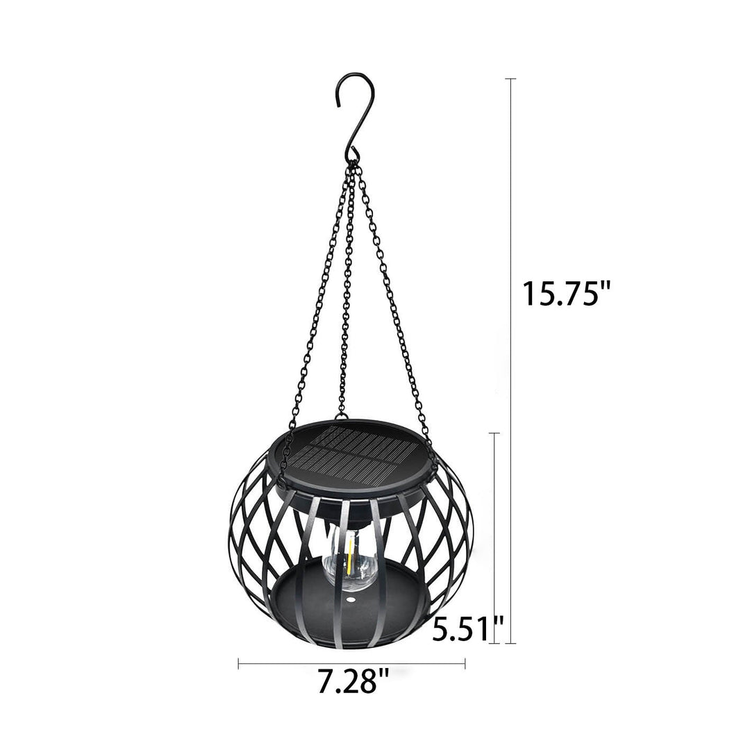 Solar Kürbis Laterne Design LED Außen Hängende Dekorative Licht | Karnz