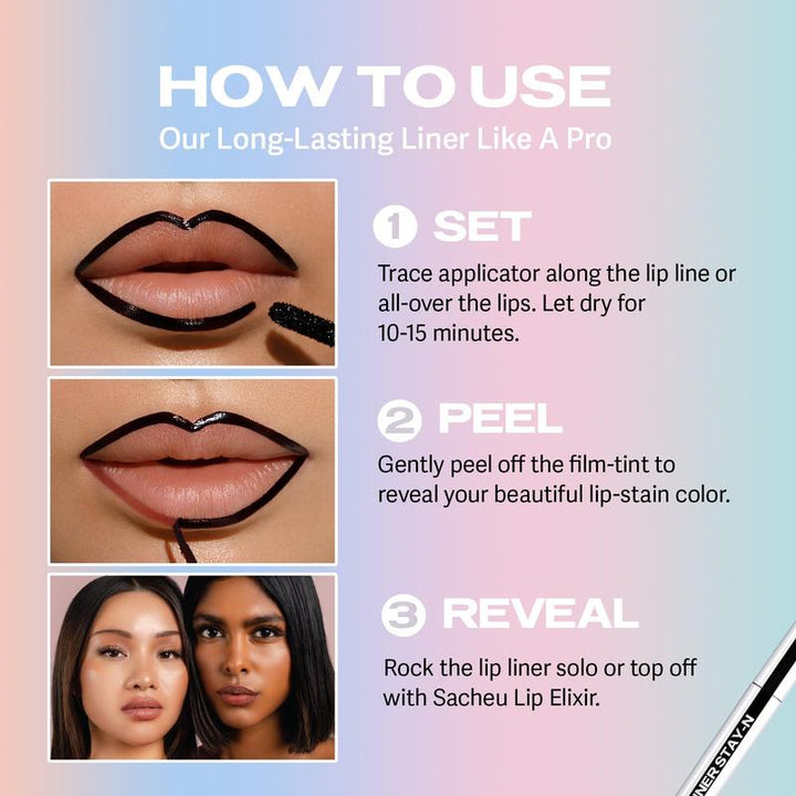 Karnz | Langanhaltender Peel-Off Lip Liner – 12-Stunden Wischfestigkeit