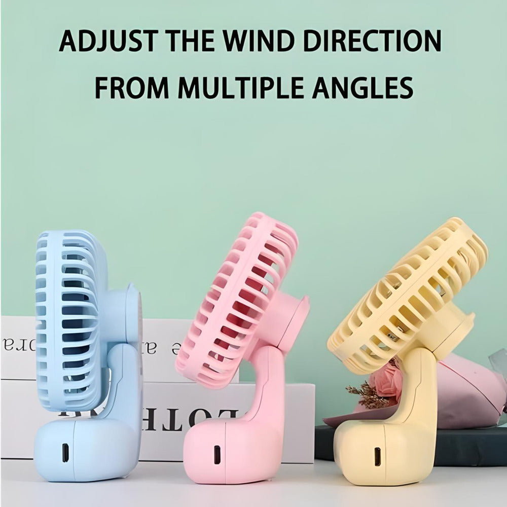 Tragbarer USB wiederaufladbarer Mini Handventilator | Karnz