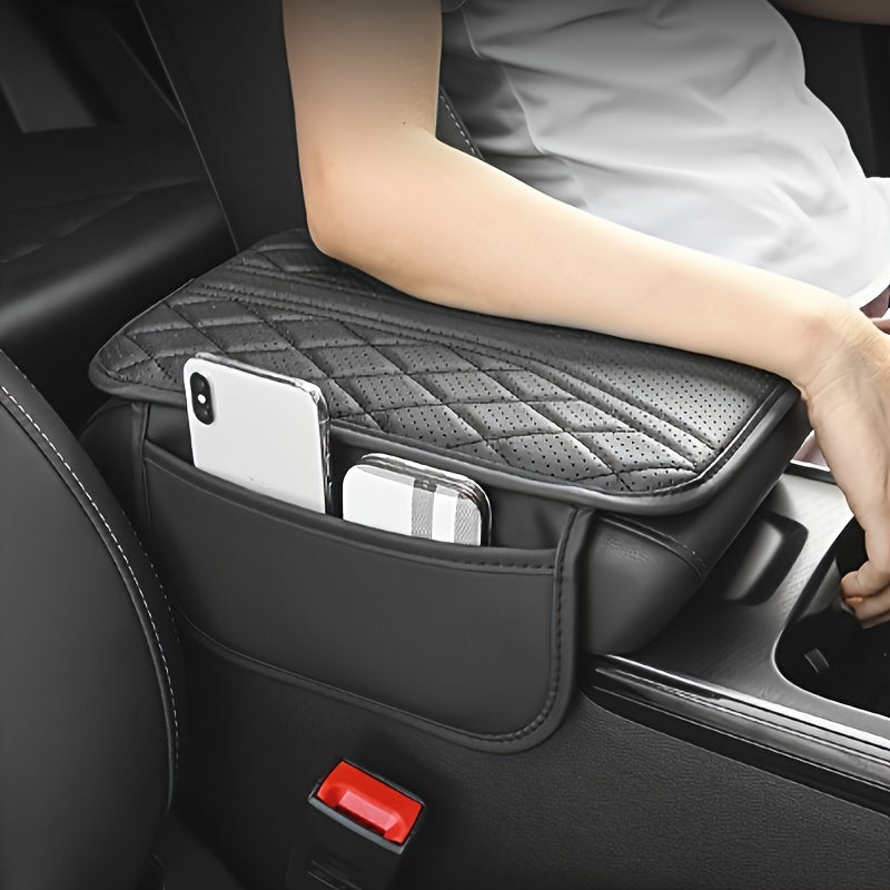 Auto Armlehnen-Organizer PU-Leder mit Tasche | Karnz