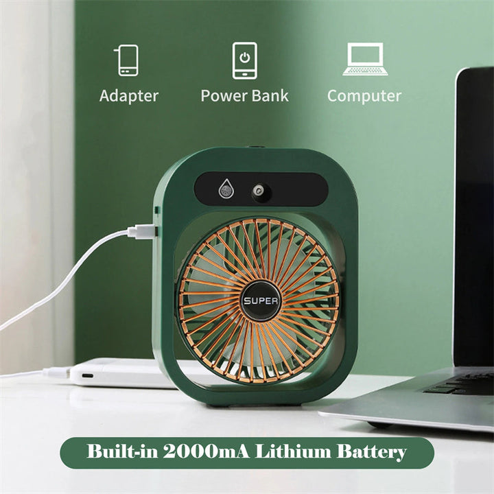 USB wiederaufladbarer Schreibtischventilator | Karnz