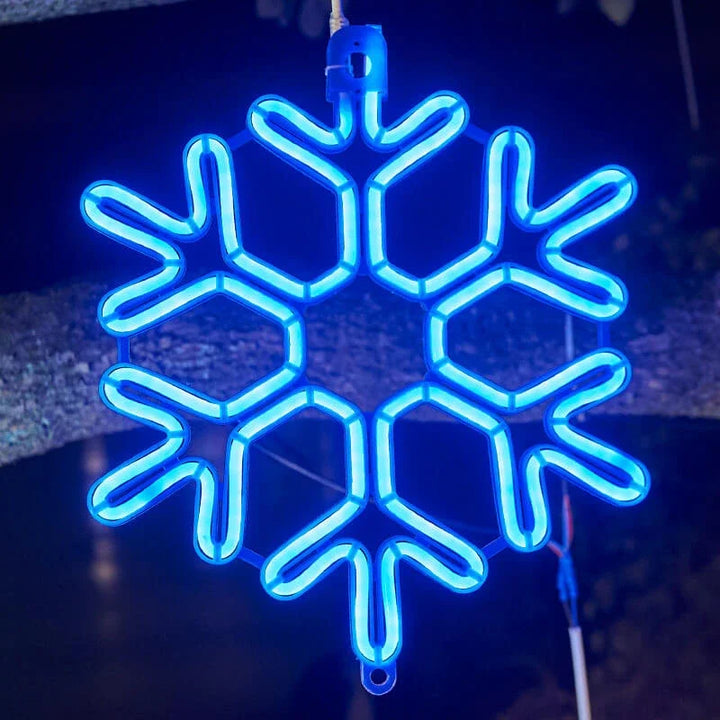 Wasserdichte LED Schneeflockenlichter für festliche Winterdekoration
