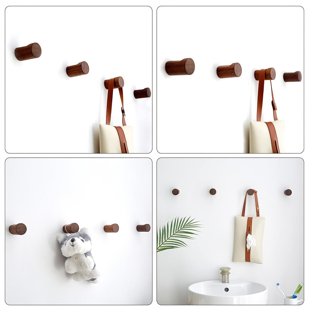 Karnz | Walnuss Holz Wandhaken