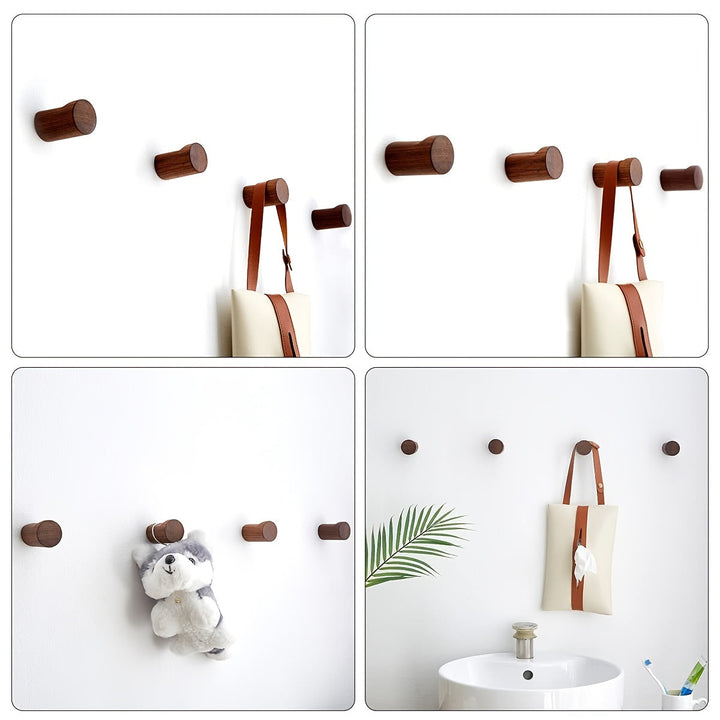 Karnz | Walnuss Holz Wandhaken