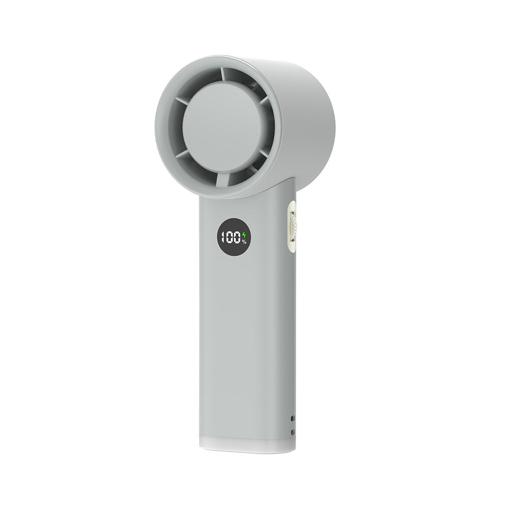 3600mAh USB wiederaufladbarer Handventilator mit LED-Lampe | Karnz