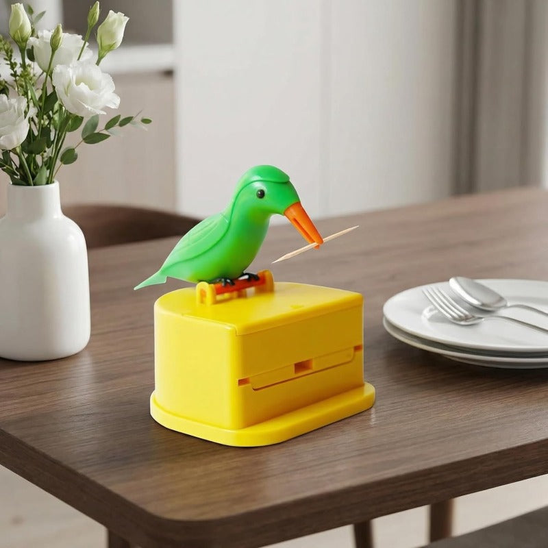 Automatischer Vogel Zahnstocher Spender Schüsselheber