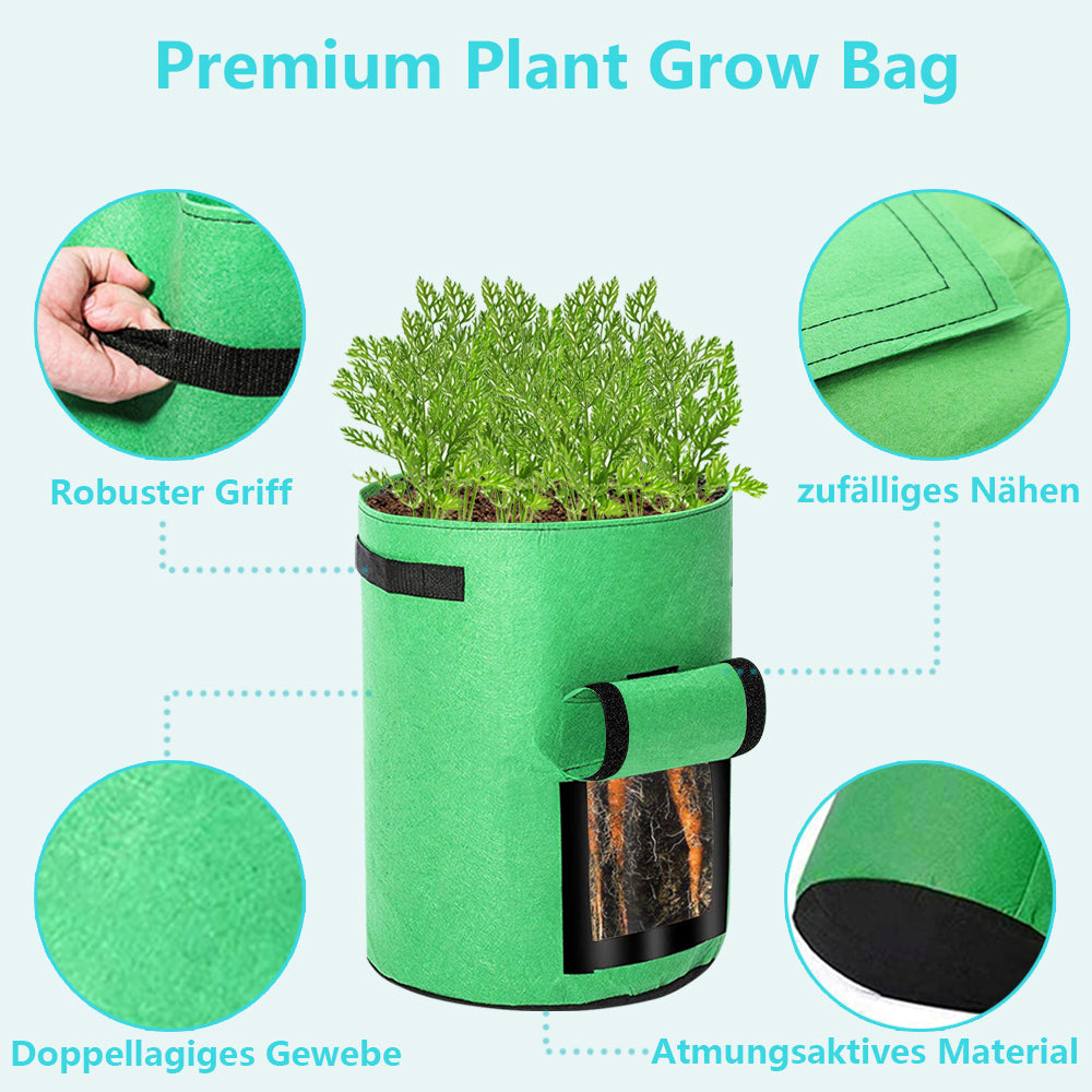 Pflanzsack Pflanztasche Pflanzenbeutel 5 Stück | Karnz