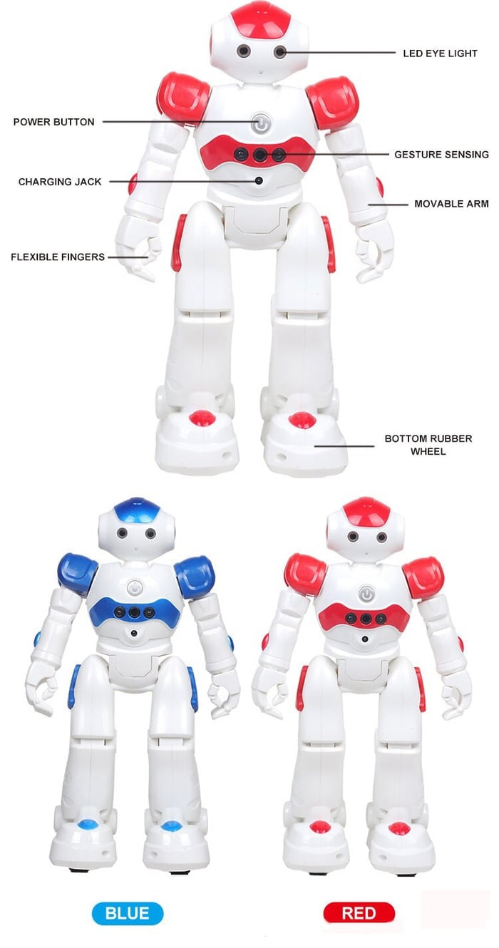 Intelligentes Roboterspielzeug für Kinder | ThinkBot Interaktiver Lernroboter | Gestensteuerung | Tanzt und spricht | Wiederaufladbar