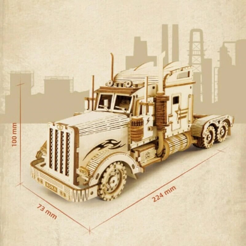 Super Holz-Mechanik-Modellpuzzle-Set