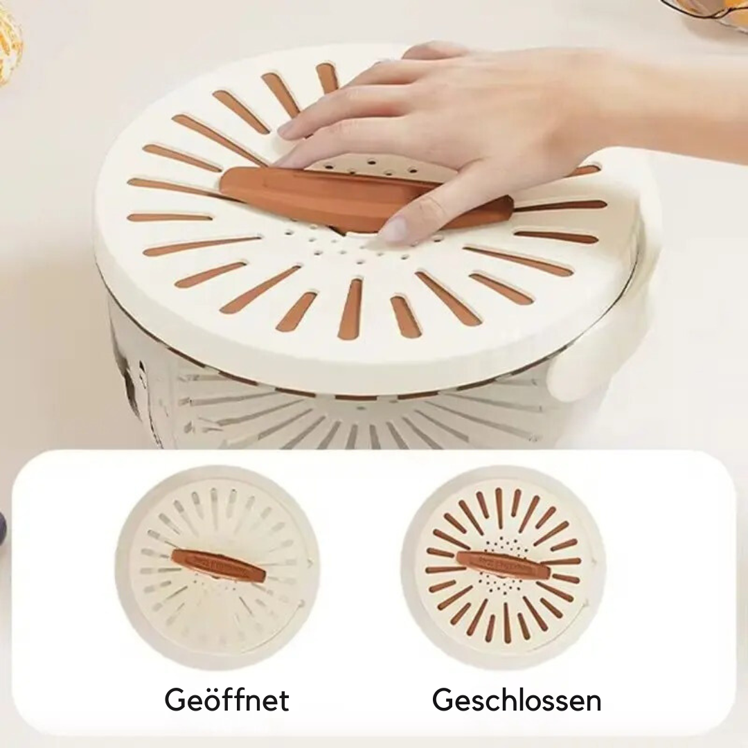 FlexDrain Pro — Endlich frische Früchte ohne Chaos und Tropfenstress! | Karnz