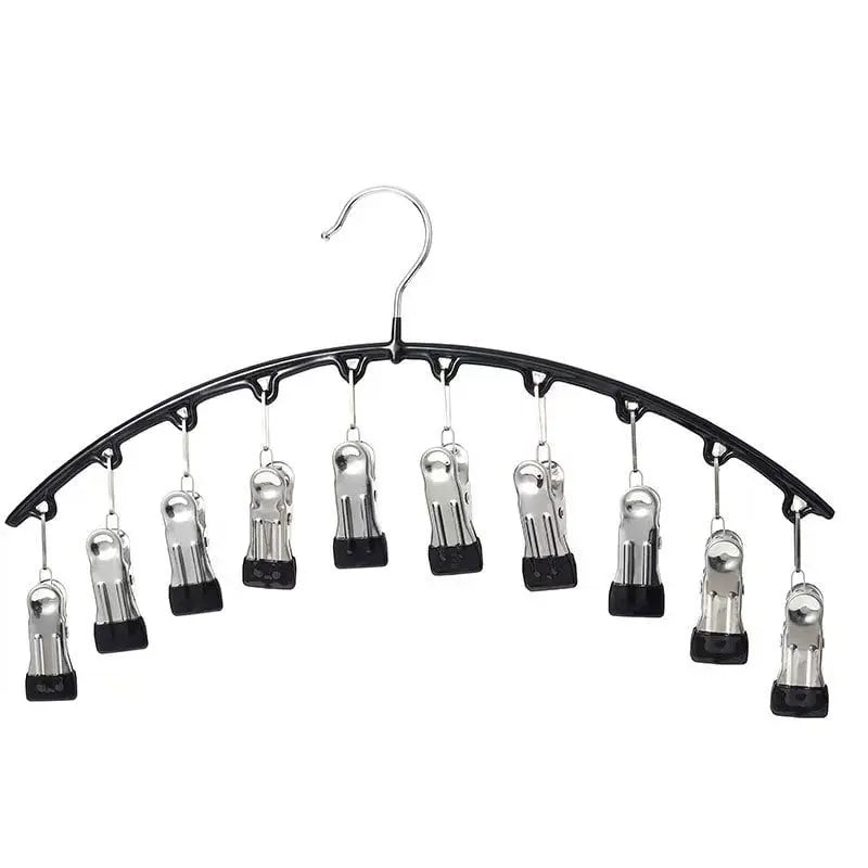 2-teilige Set Leggings Organizer Kleiderbügel – mit 20 Clips für platzsparende Aufbewahrung!