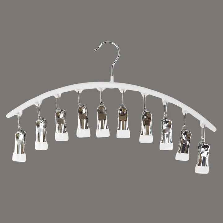 2-teilige Set Leggings Organizer Kleiderbügel – mit 20 Clips für platzsparende Aufbewahrung!