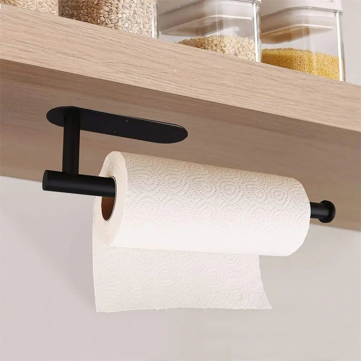 2-teilige Set wandmontierter Papierrollenhalter – kein Bohren, platzsparend & modern!