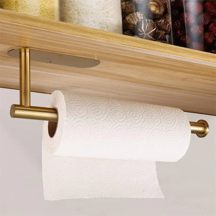 2-teilige Set wandmontierter Papierrollenhalter – kein Bohren, platzsparend & modern!