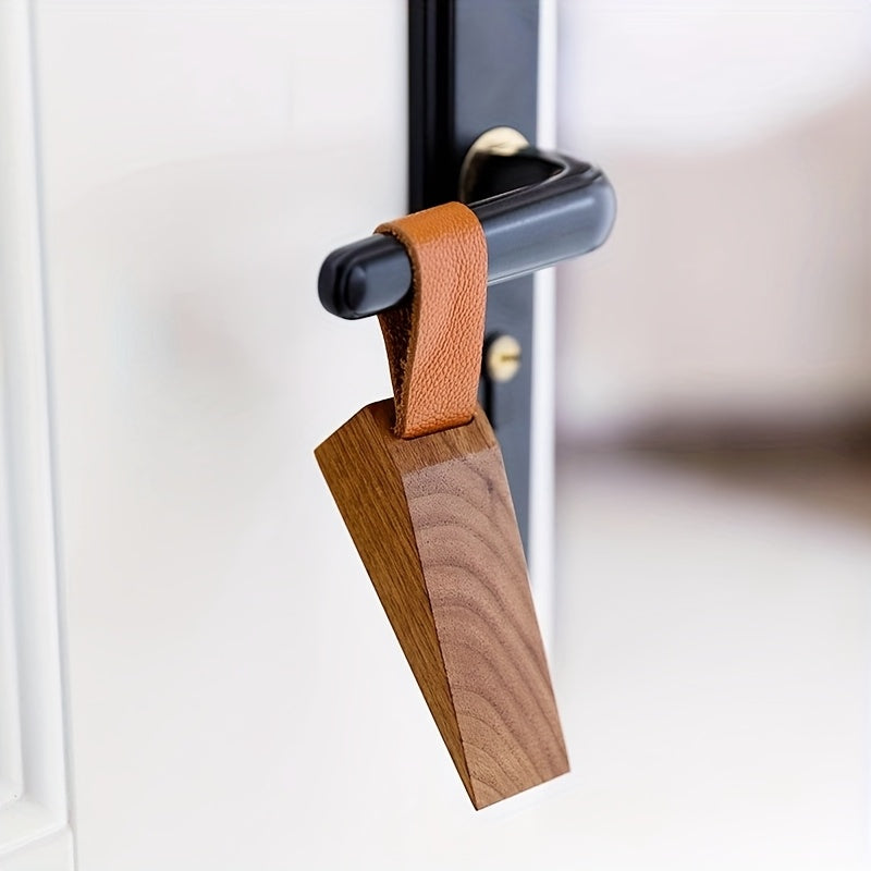 NordGrip Türstopper aus Holz – Skandinavisches Design mit rutschfester Basis | Karnz
