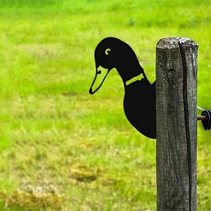 Outdoor Garten Bauernhof Spionierende Ziege Metall Kunstwerk Innen Deko | Karnz