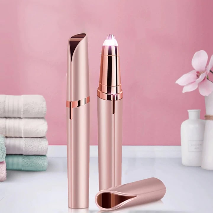 Augenbrauen- und Gesichts-Epilator – Präziser Haarentferner mit LED-Licht