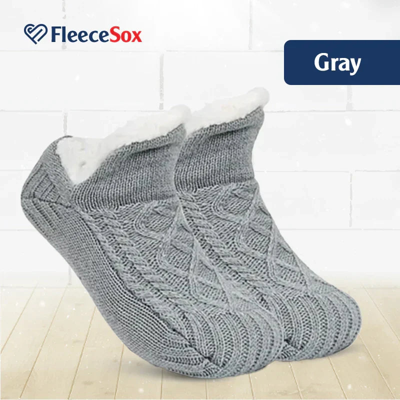 Karnz | Fleecegefütterte rutschfeste Thermosocken
