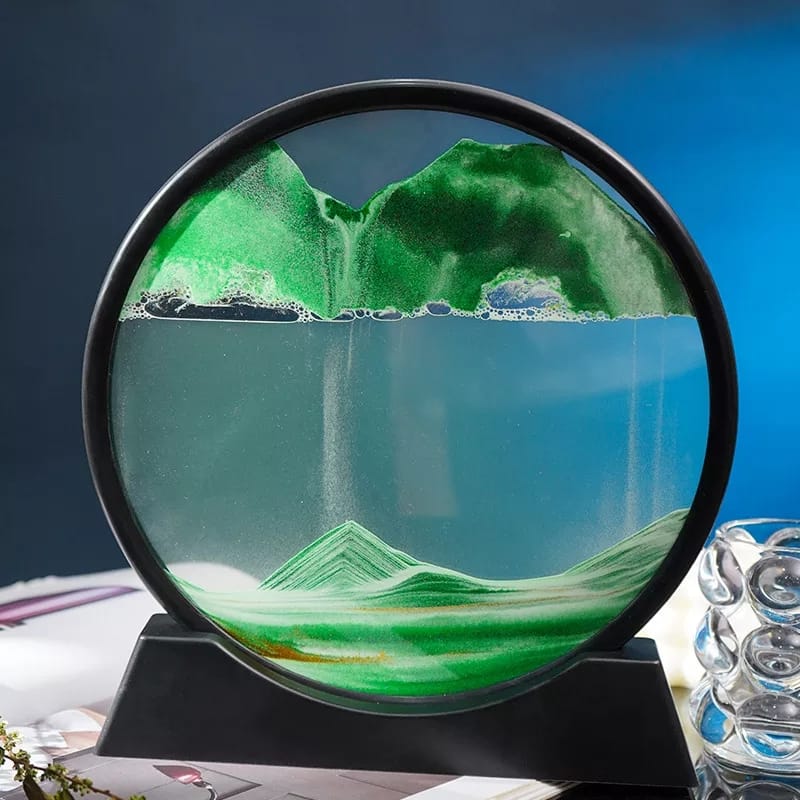 3d Dynamischer Sandkunst Flüssigkeitsbewegung Schüssel