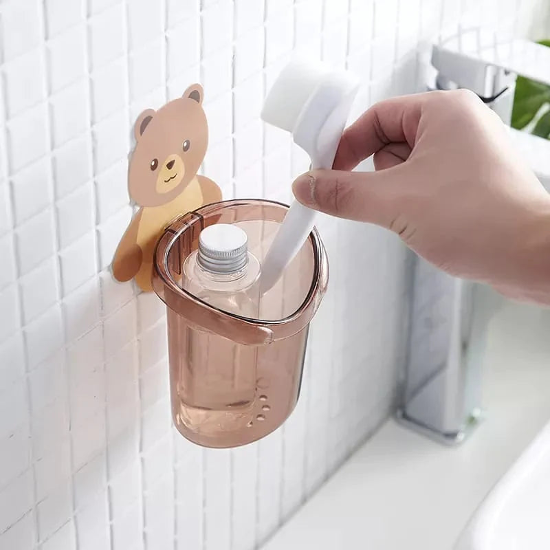 Bären Zahnbürstenhalter Becher Wandmontiert Karnz