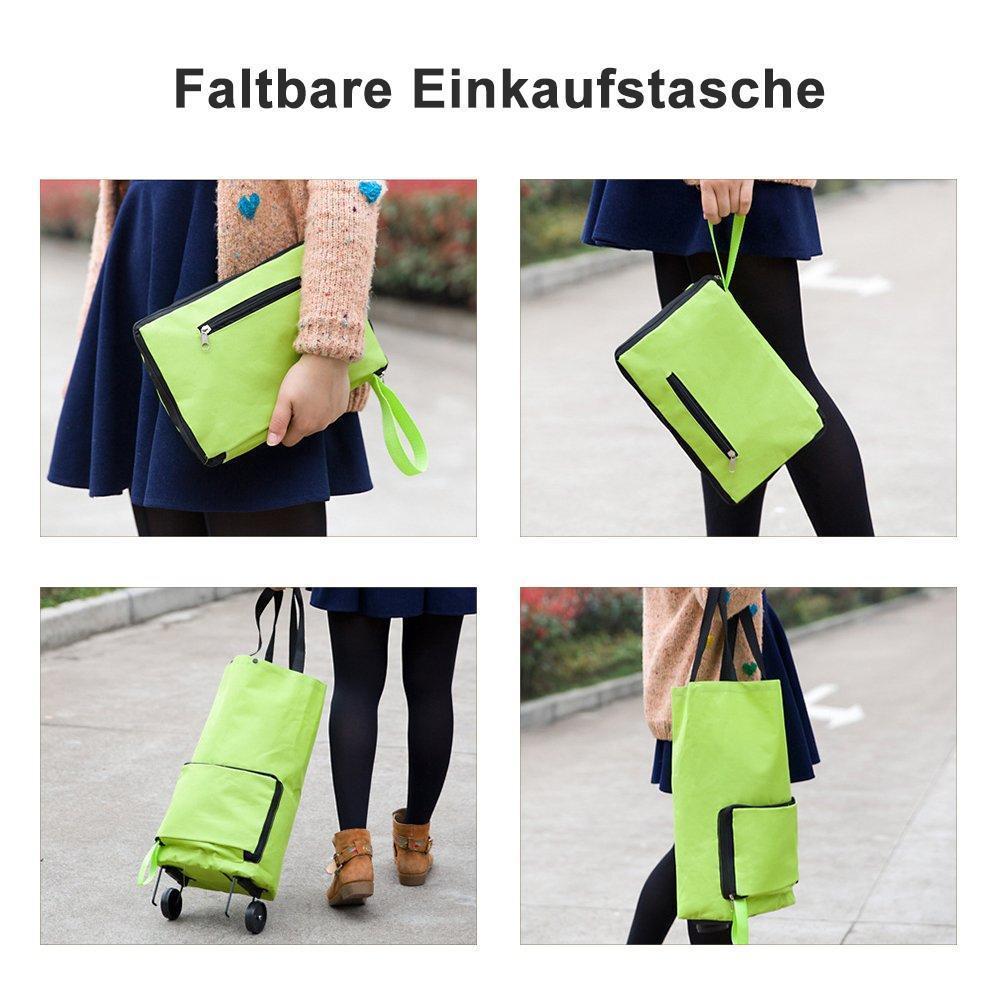 Tragbarer faltbarer Einkaufswagen | Karnz