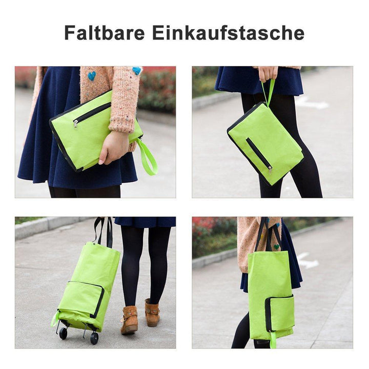Tragbarer faltbarer Einkaufswagen | Karnz