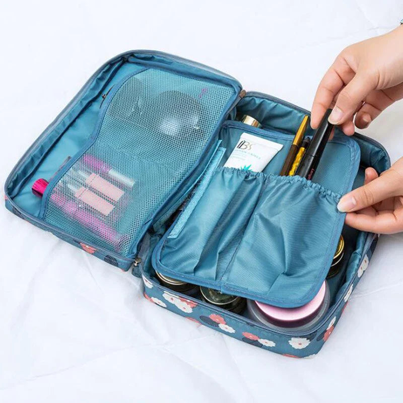 Multifunktionale Damen Make-up Kosmetik Reise Tasche Karnz