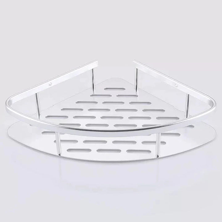 2-lagige Aluminium-Stahl-Eck-Badezimmerregal Karnz