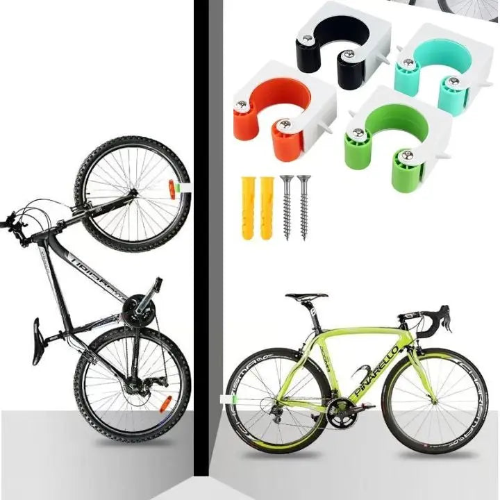 3-teiliges Wandfahrradhalter - Platzsparende Aufbewahrung für alle Fahrräder