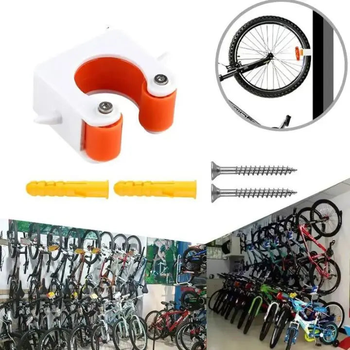 3-teiliges Wandfahrradhalter - Platzsparende Aufbewahrung für alle Fahrräder