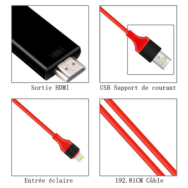 Lightning zu HDMI Kabeladapter | Karnz