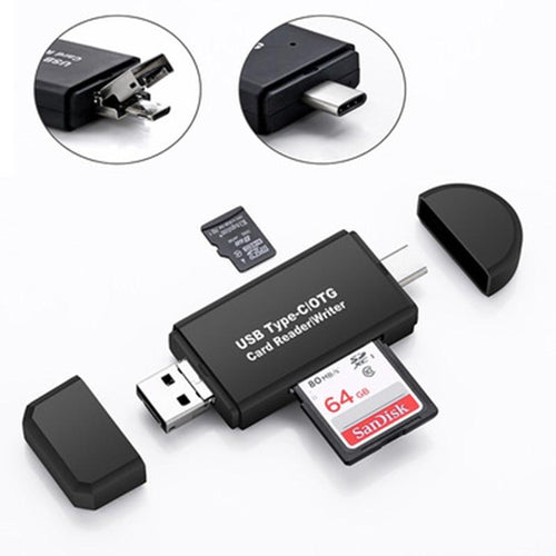 3 in 1 Mobiler Kartenleser | Karnz