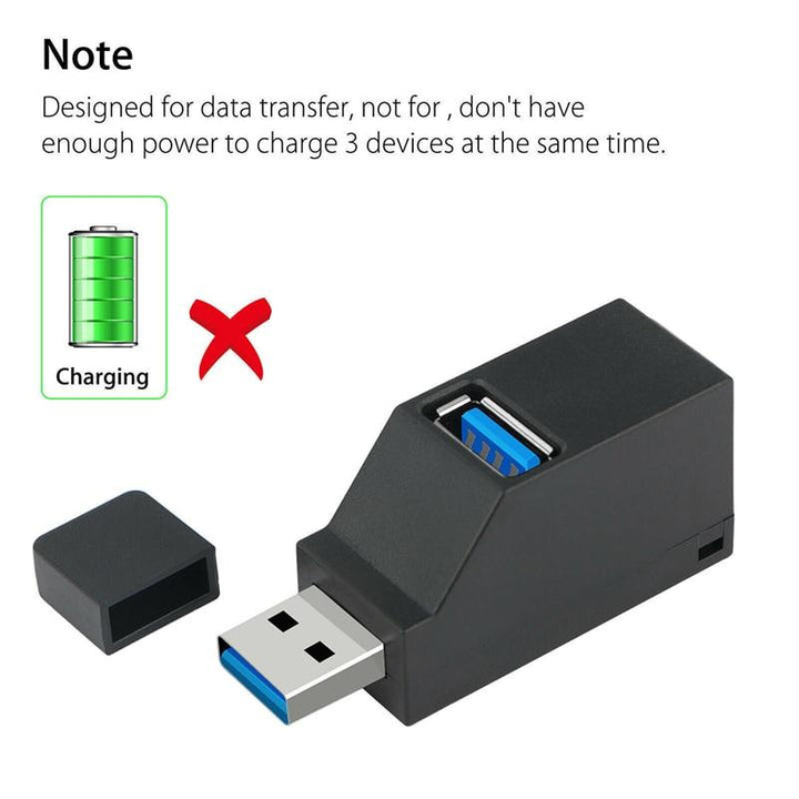 3-Port Tiny USB Hub | Karnz