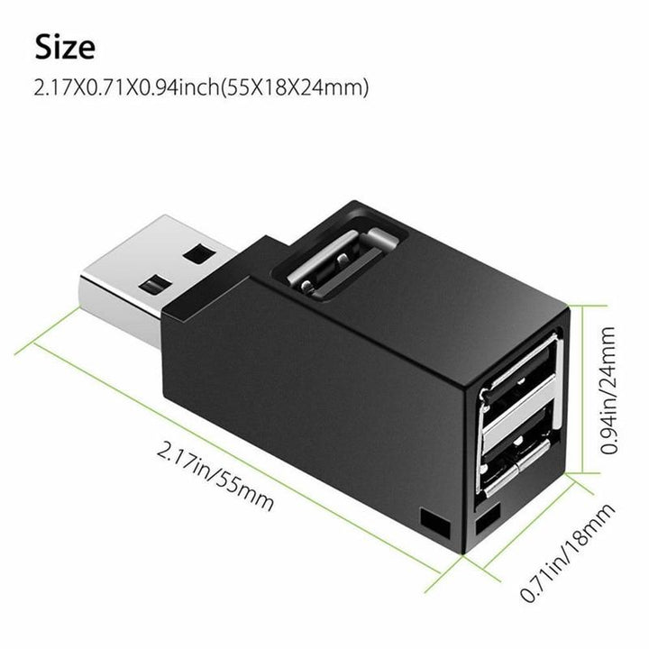3-Port Tiny USB Hub | Karnz