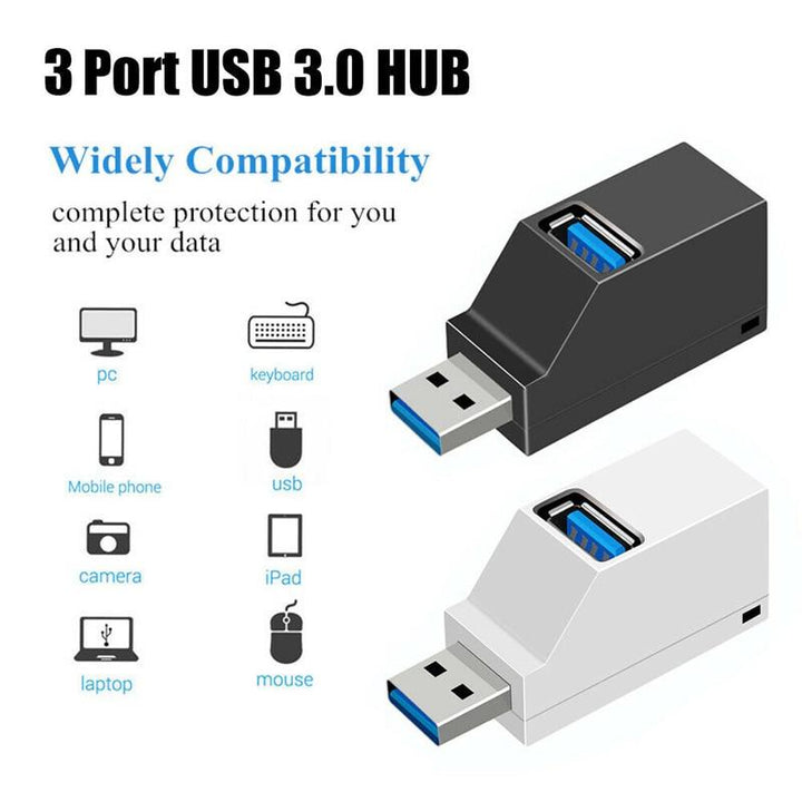 3-Port Tiny USB Hub | Karnz