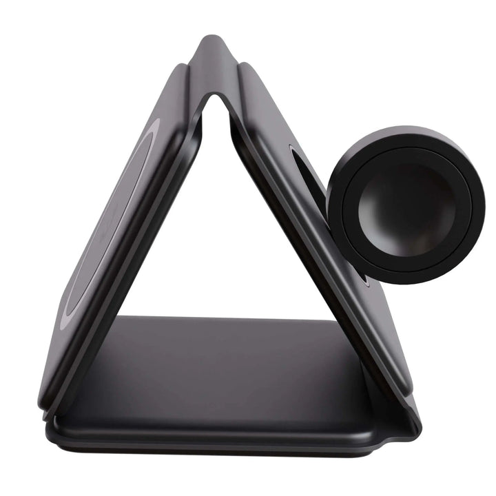 TriCharge Fold – 3-in-1 faltbare drahtlose Ladestation | Karnz
