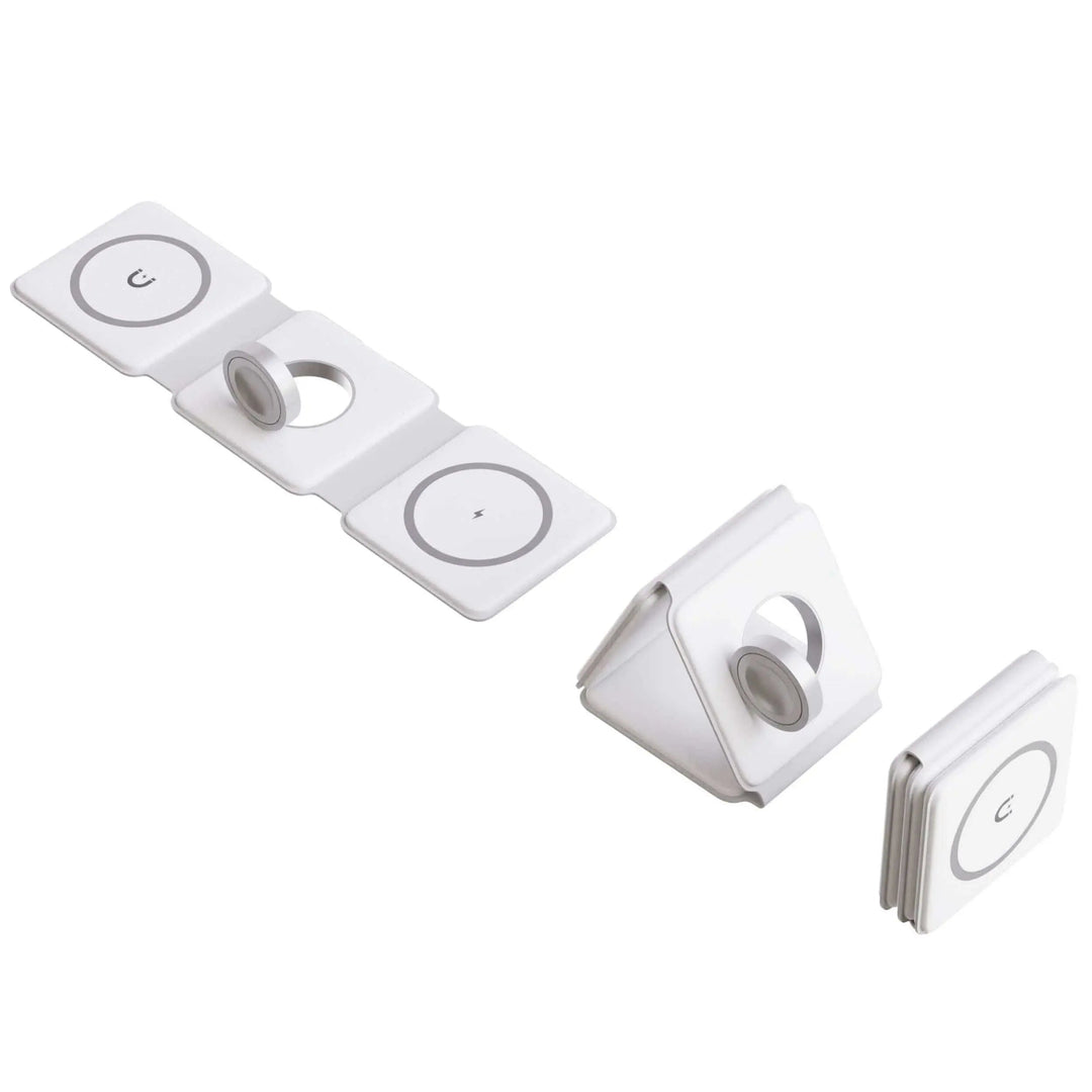 TriCharge Fold – 3-in-1 faltbare drahtlose Ladestation | Karnz