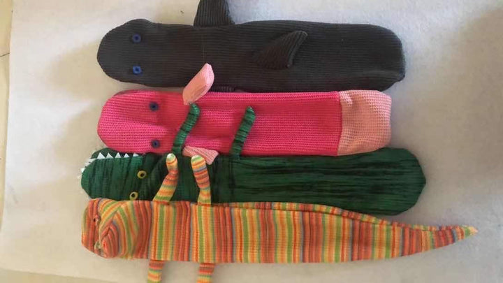Strickkrokodilsocken | Karnz