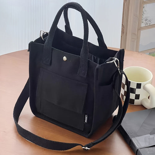 UrbanEase Canvas Slingbag – Weiße Schultertasche mit Magnetic Closure und verstellbarem Riemen | Karnz